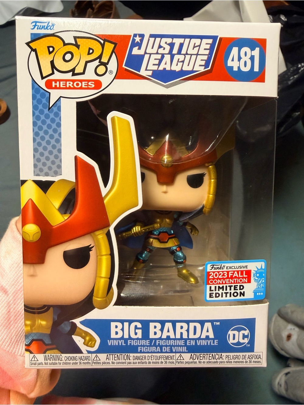 Funko Big Barda Vinyl Figure - Gold, Blue & Red